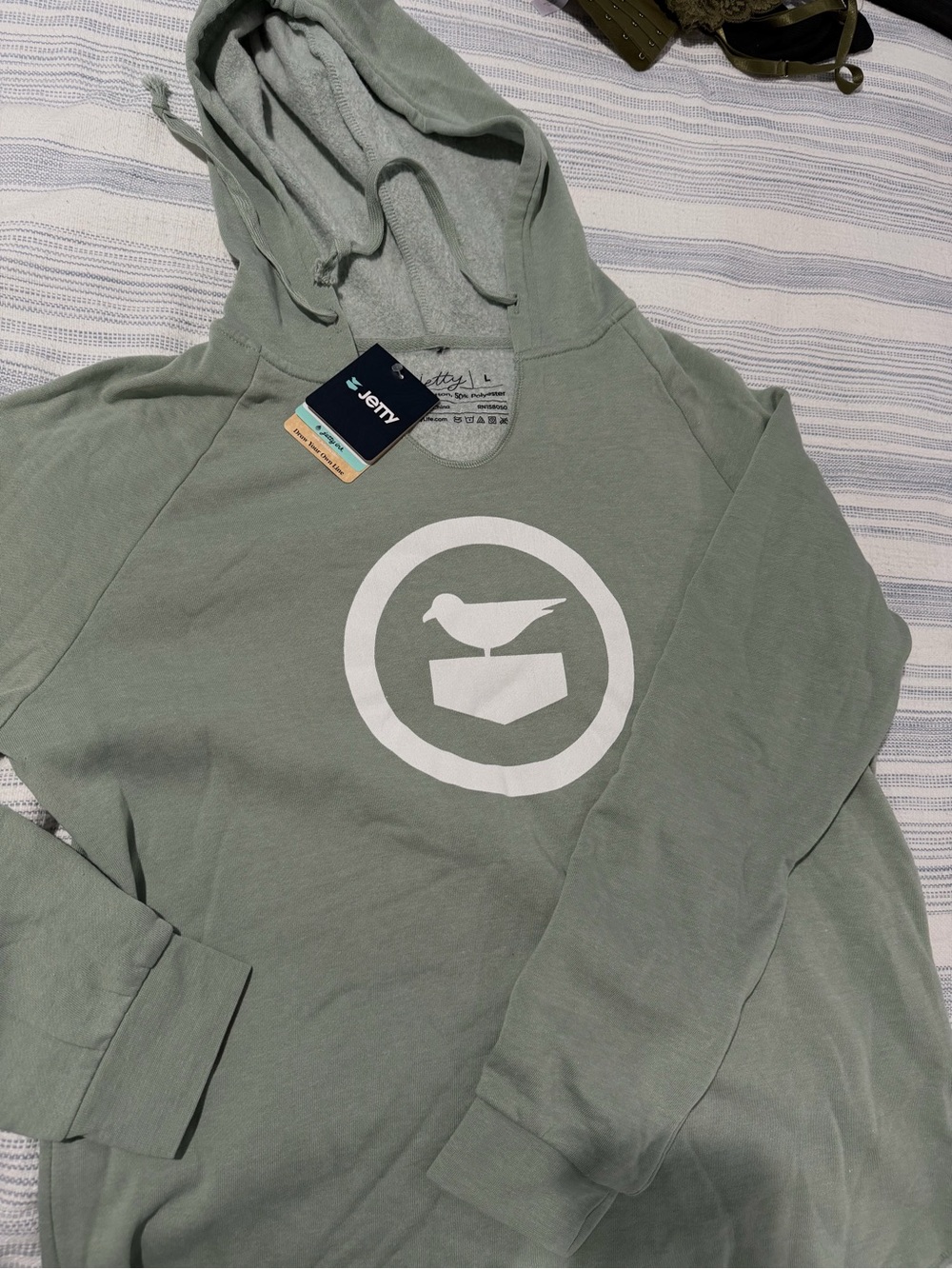Jetty Sage Green Hoodie